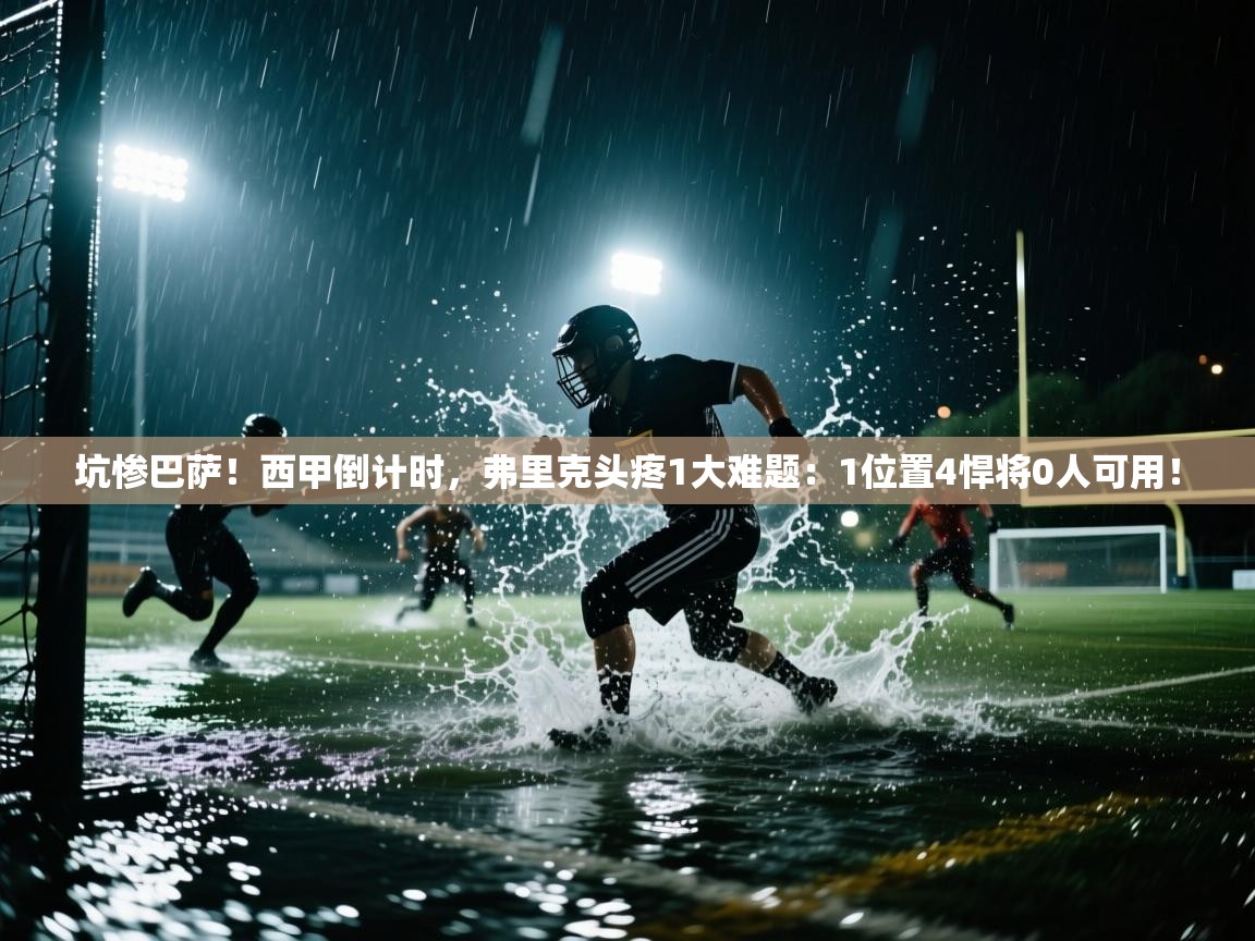 爱游戏体育官网-坑惨巴萨！西甲倒计时，弗里克头疼1大难题：1位置4悍将0人可用！  第3张